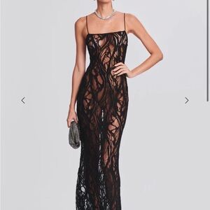 Retrofete Winnie embellished lace dress